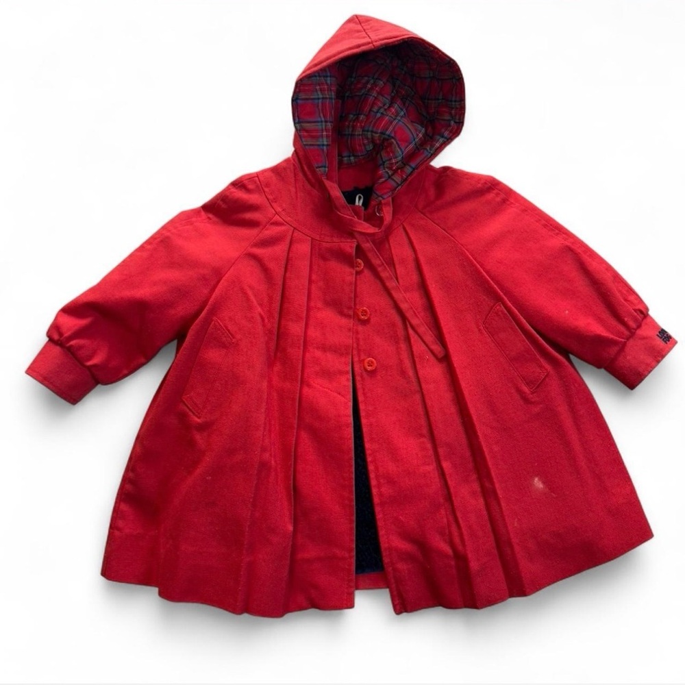 London Fog Red Hooded Kids Coat